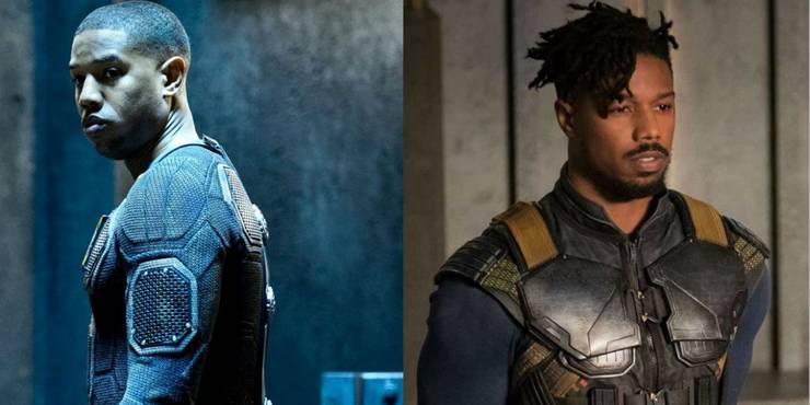 20 Celebs Who Portrayed Both Superheroes And Supervillains 38 Michael B Jordan Human Torch and Killmonger