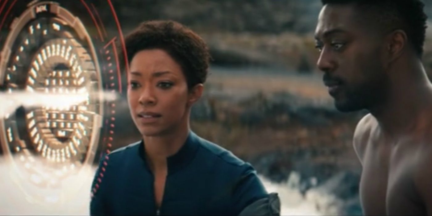 Michael Burnham and Book in Star Trek Discovery Season 3