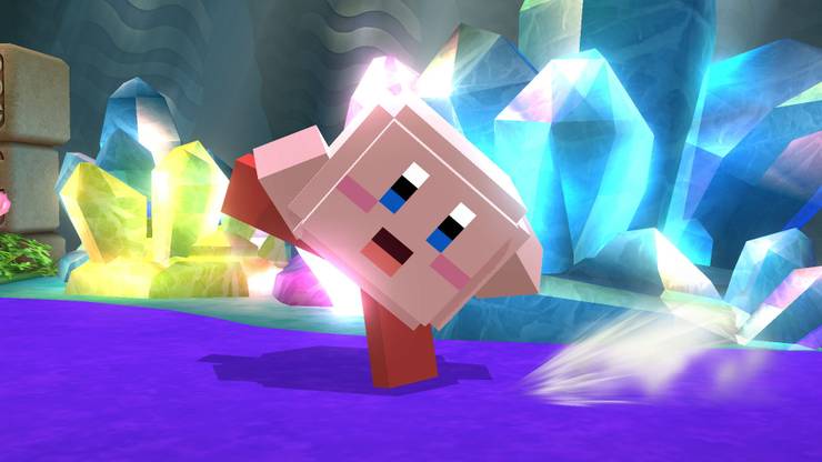 minecraft kirby is fan made but should