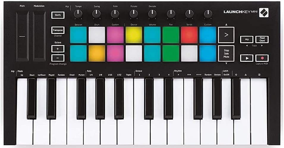 Novation Launchkey Mini Mk3 MIDI Keyboard B07WJZCPT3-1