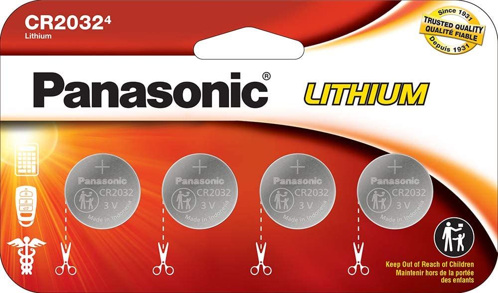 Panasonic Lithium Coin Batteries B082BVF7W6 CR2032 -1