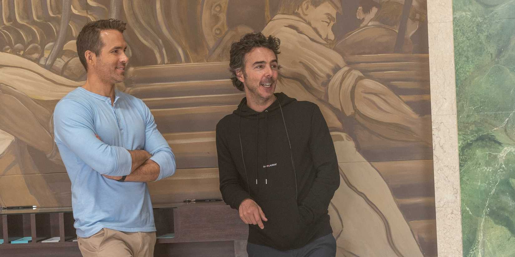 Shawn Levy directing Ryan Reynolds in Free Guy