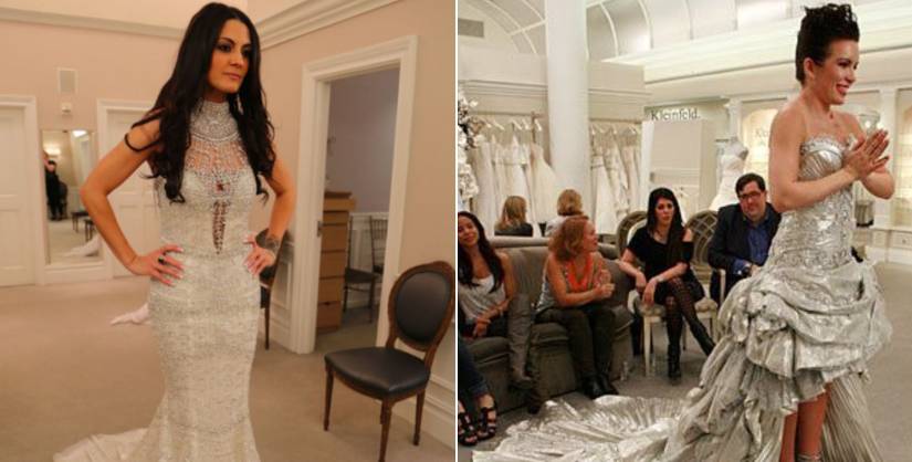 say yes to the dress silver Say Yes to Dress Kelly Silver Dress