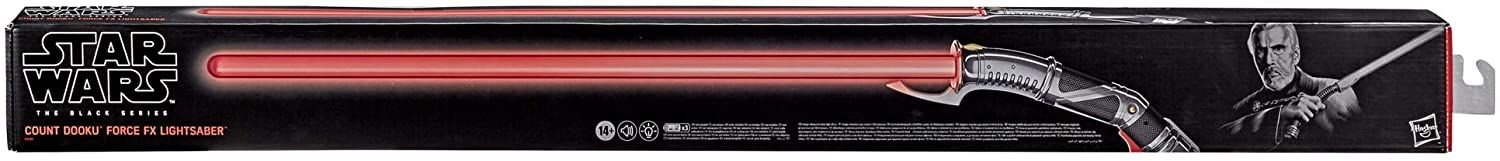 Star Wars The Black Series Count Dooku Force FX Lightsaber c