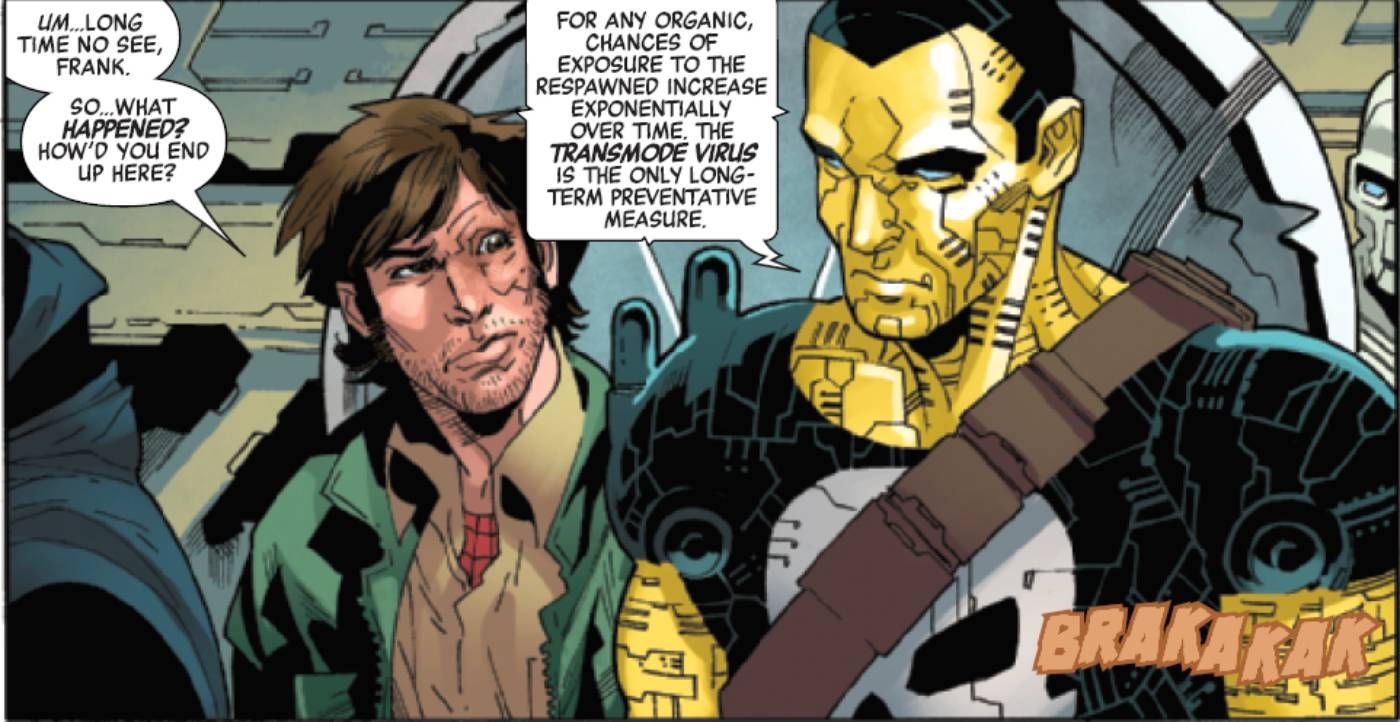 Punisher versione zombie nei Marvel Zombies