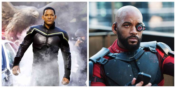 Will Smith Hancock and Deadshot