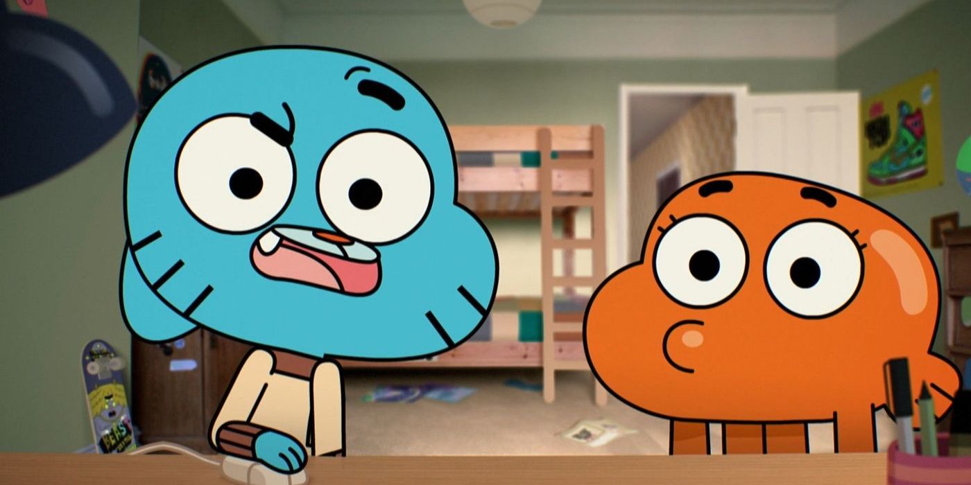 Gumball and Darwin in amazing world of gumball