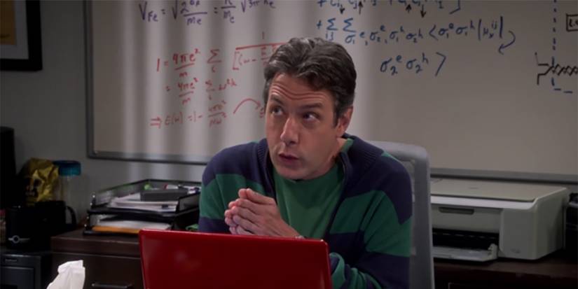 Kripke at his desk in The Big Bang Theory