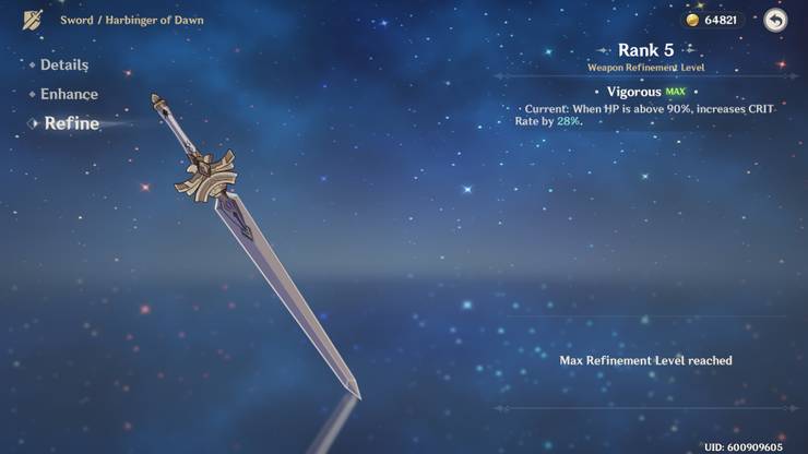 Genshin Impact How To Upgrade Weapons Screen Rant