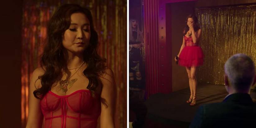 emily in paris mindy red dress Emily in Paris Mindy Outfit First