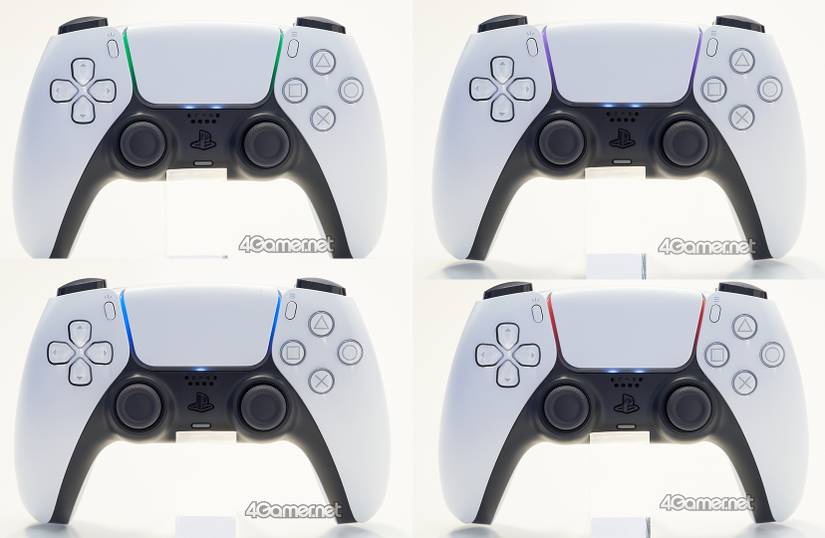 Pd5 Color Controllers PS5 DualSense Controller LEDs Change Color & Track Player Order