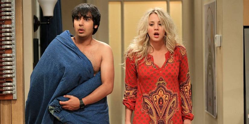 Raj and Penny in The Big Bang Theory
