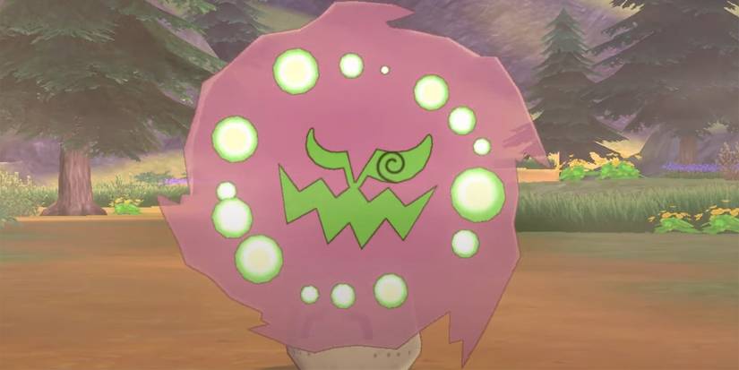 A Spiritomb in Pokemon Sword and Shield: The Crown Tundra.