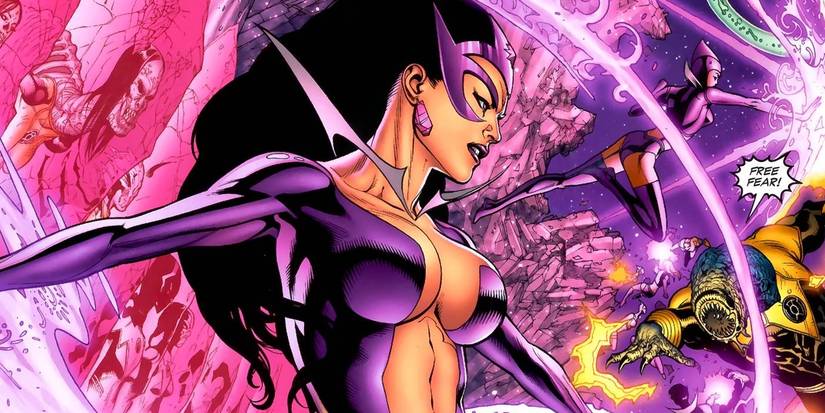 Carol Ferris as Star Sapphire/Violet Lantern