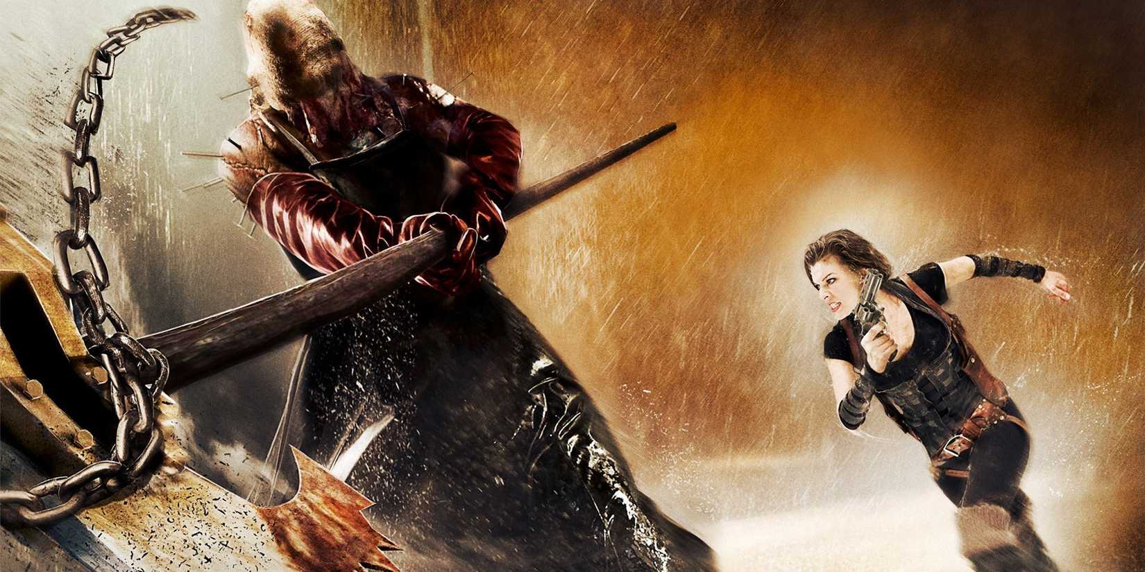 Alice vs The Executioner Resident Evil Afterlife 