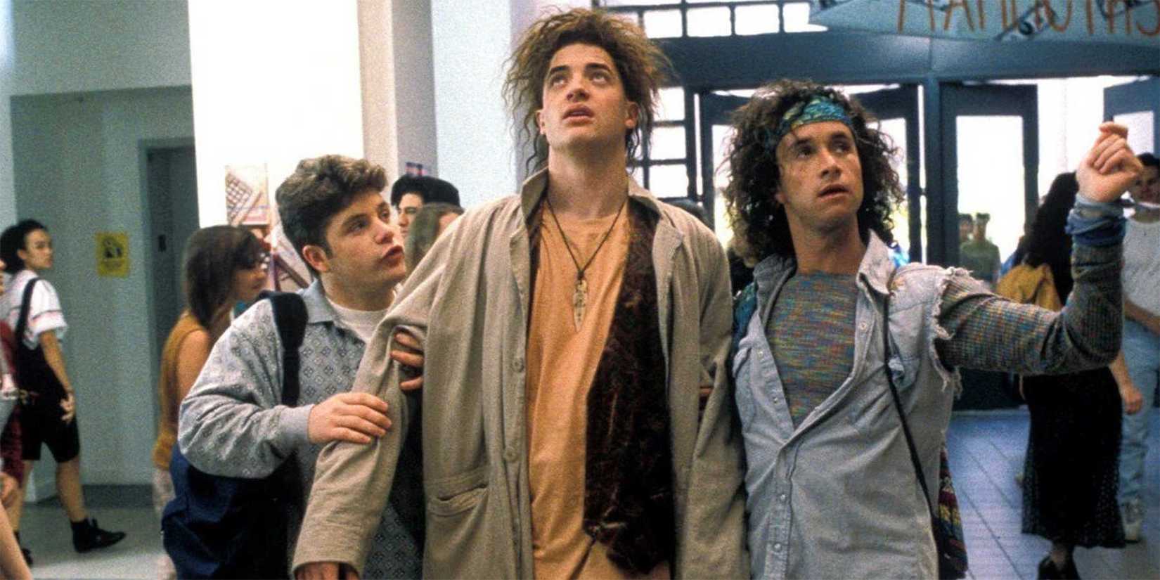 Brendan Fraser, Pauly Shore e Sean Astin em Encino Man