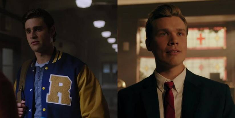 Cody Kearsley as Moose Mason &amp; Sean Depner as Bret Weston Wallis in Riverdale