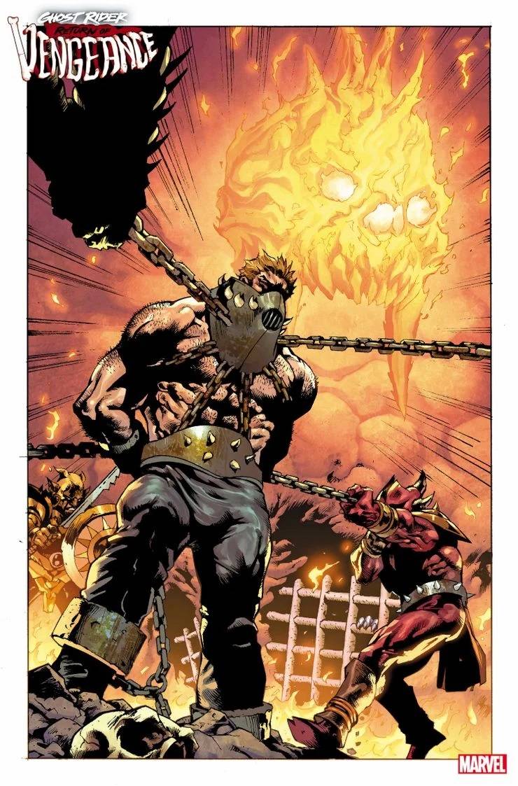 Marvel's Darkest Ghost Rider is Breaking Out of Hell