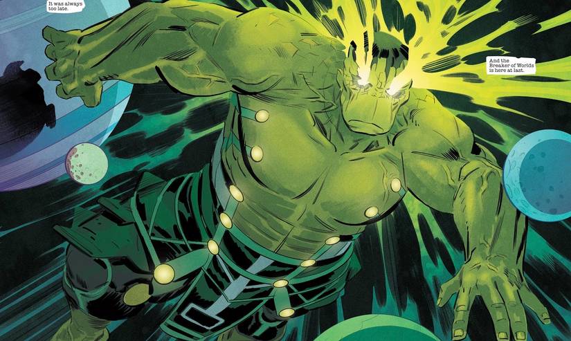 Bruce Banner Becomes the Cosmic Hulk: "Too Powerful for His Own Good"