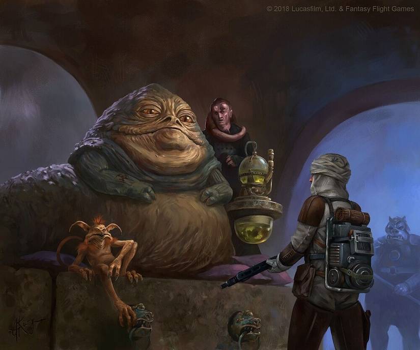 Star Wars: 10 Pieces Of Jabba The Hutt Fan Art Fit For His Palace