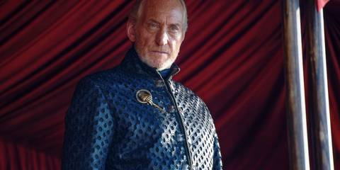 Charles Dance as Tywin Lannister with Hand of the King pin
