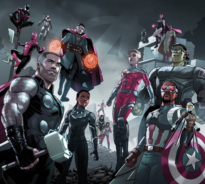 MCU Phase 4 Avengers Line-Up & Costumes Imagined By Comic Artist
