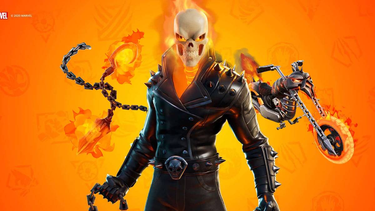 Fortnite Ghost Rider Skin Set Comes With Iconic Motorcycle & Chain