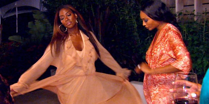 Kenya Moore em cena de RHOA