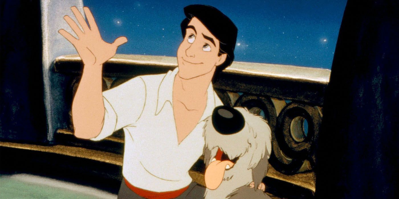 prince eric and dog max little mermaid