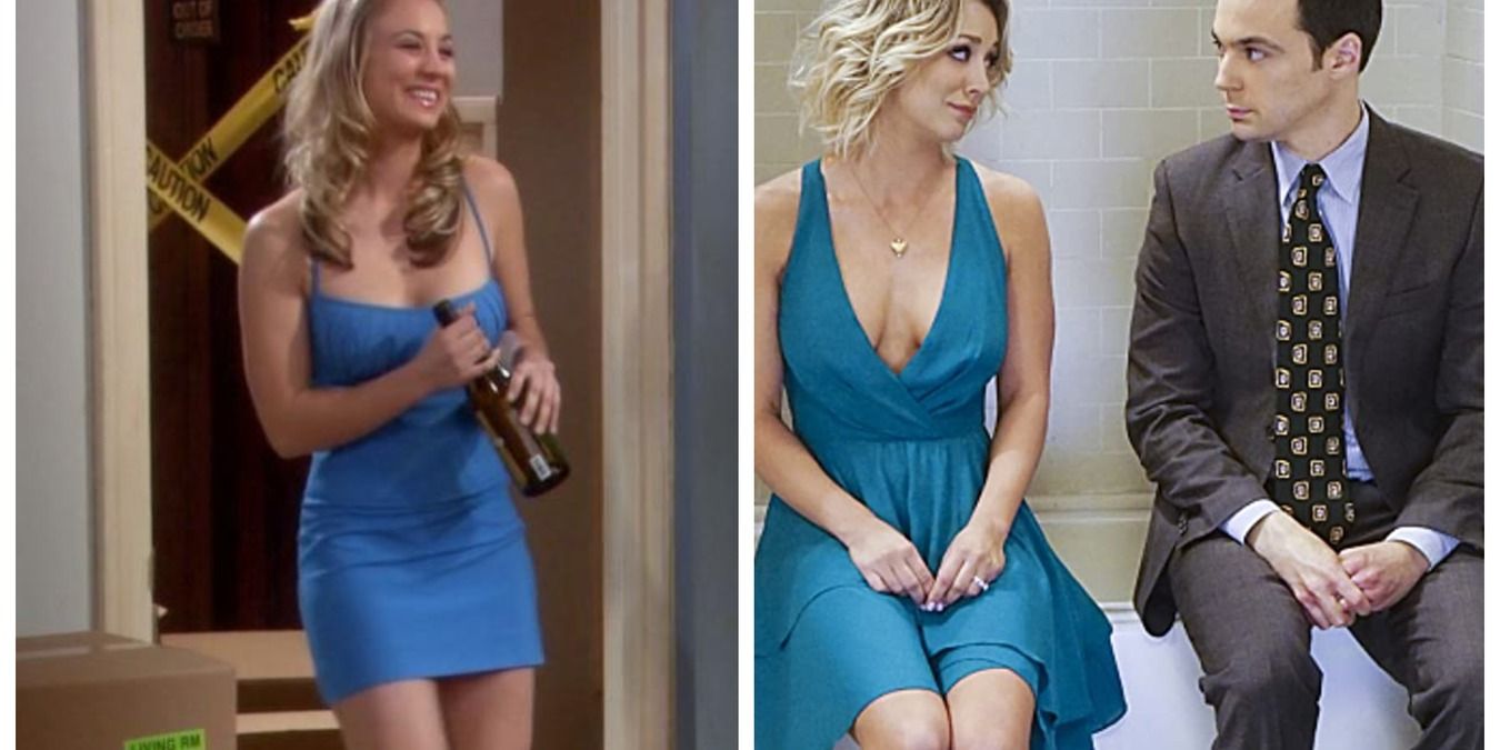 big bang theory penny blue dress