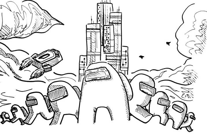 Download Best Among Us Coloring Pages Online Screen Rant