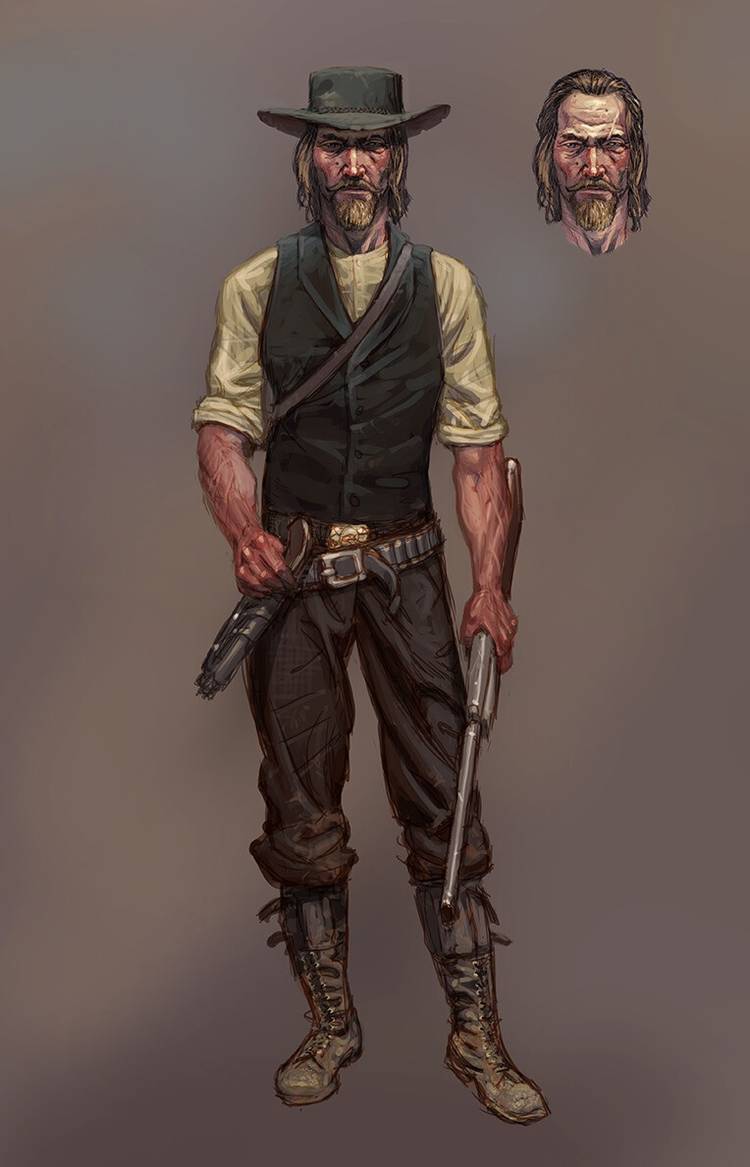Red Dead Redemption 2 Overlooked Concept Art Surfaces Online
