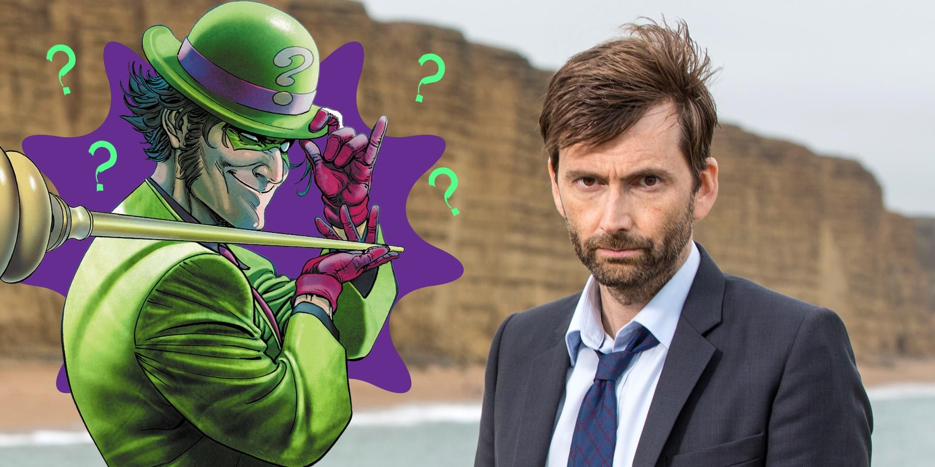 What If David Tennant Had Been Cast As The Riddler In The Dark Knight 2.