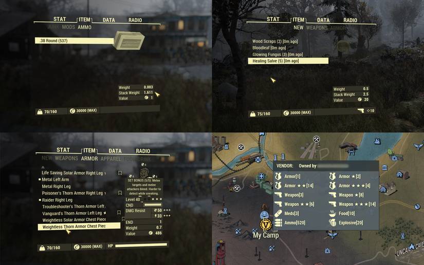 Fallout 76 Update Is Making Its Inventory And Menus Much Better