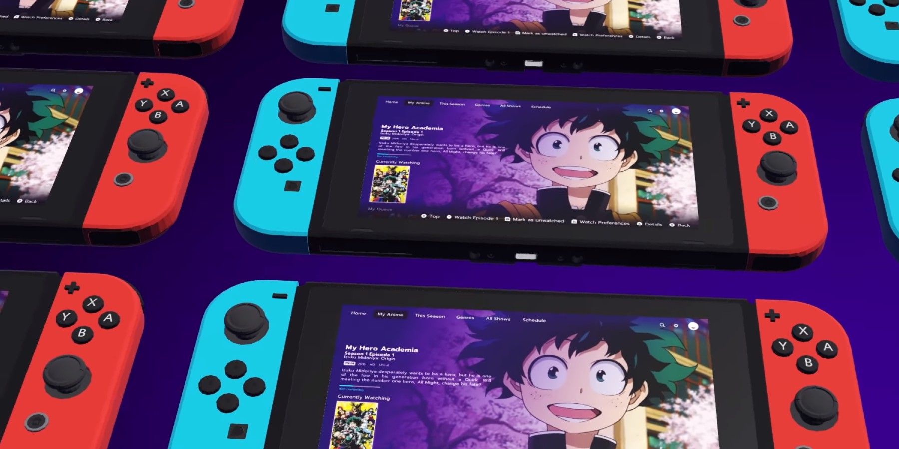 switch video streaming