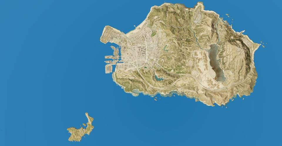 Gta Cayo Perico Island Size Compared To Full Los Santos Map Gta Cayo Perico Island Size Compared To Full Los Santos Map
