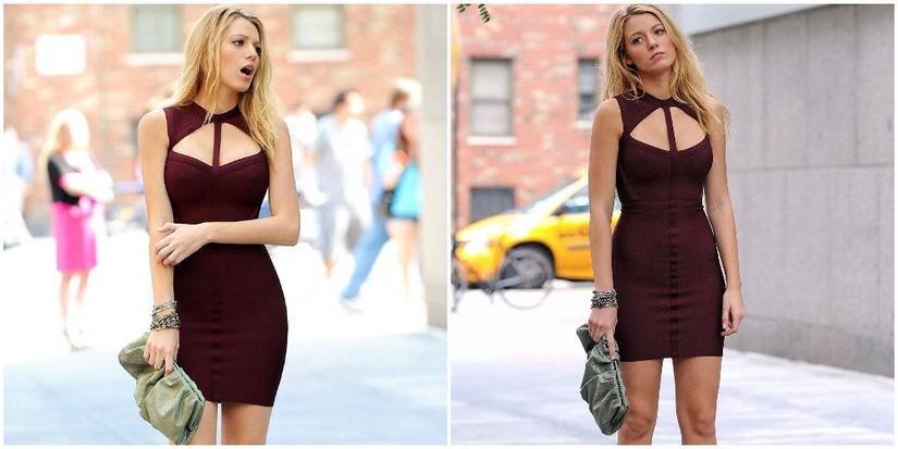 serena van der woodsen burgundy dress Serena Dress main image 1