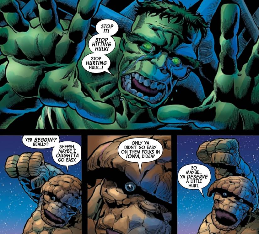 Hulk & The Thing's Fistfight Ends The Last Way Fans Expect
