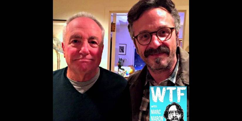 Lorne Michaels with Marc Maron