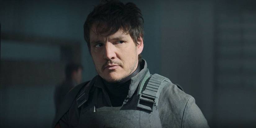 Din Djarin (Pedro Pascal) sem capacete em 'The Mandalorian'.