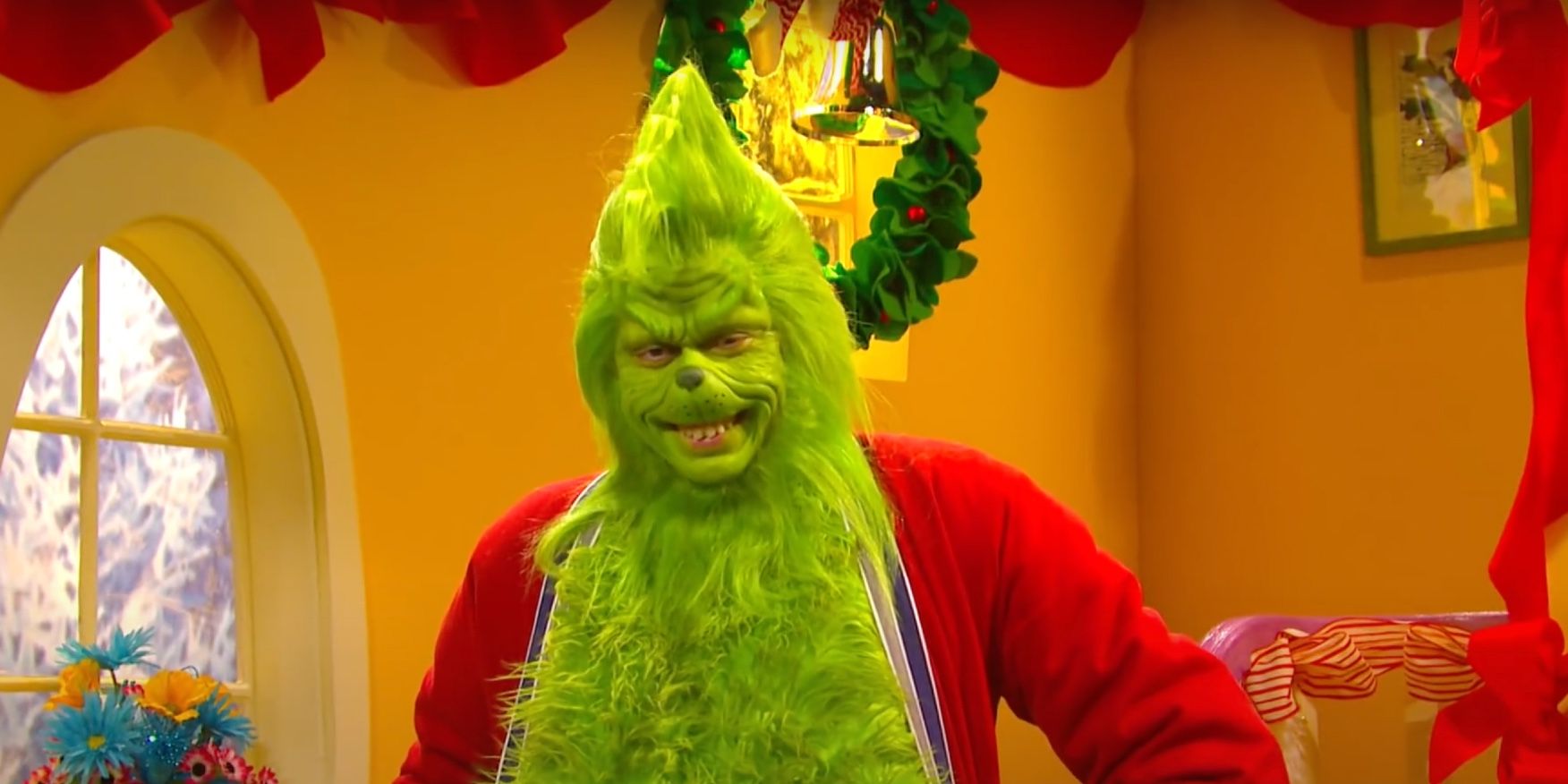 Mean one grinch. Гринч музыкант. Мистер Гринч. Гринч игра. Большой толстый Гринч.