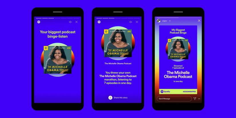 Spotify 2020 Wrapped podcasts