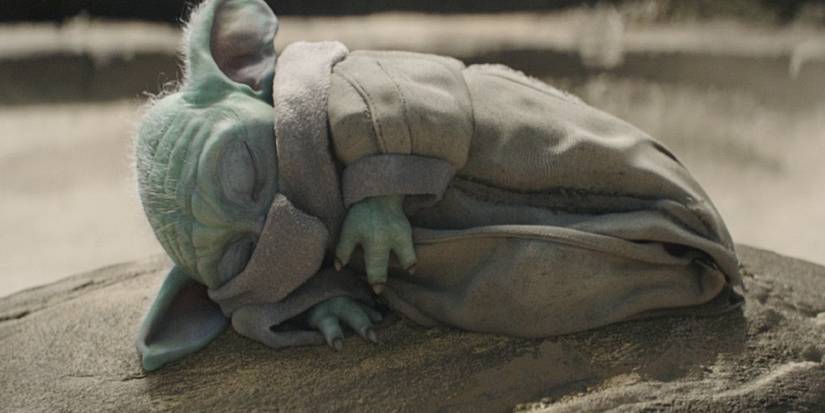 The Mandalorian Grogu Sleeping