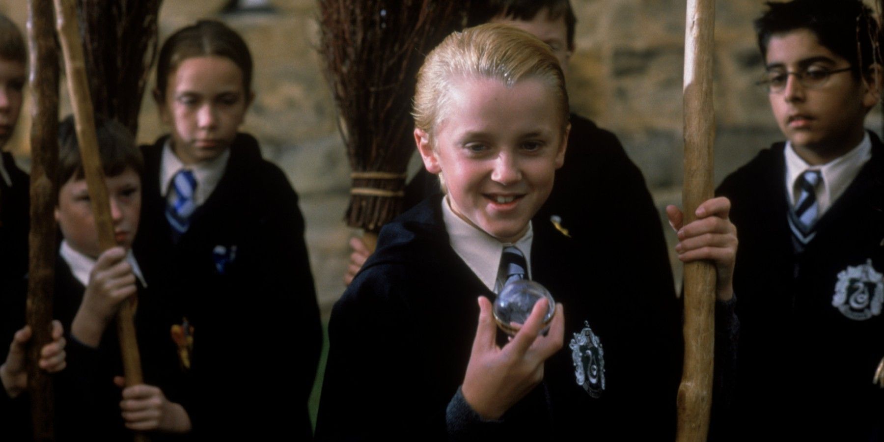 Tom Felton Shares Harry Potter BTS Image That Shows Draco If He Was "Raised With Love & Kindness"