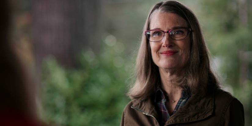 Hope smiles outside in Virgin River