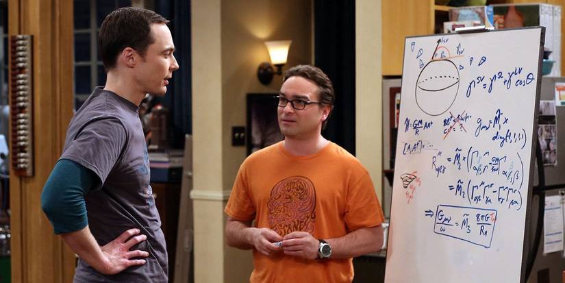 Leonard And Sheldon Physics Science White Board Big Bang Theory