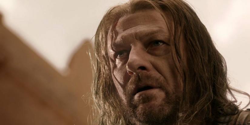 Ned Stark prestes a ser executado em Game of Thrones.