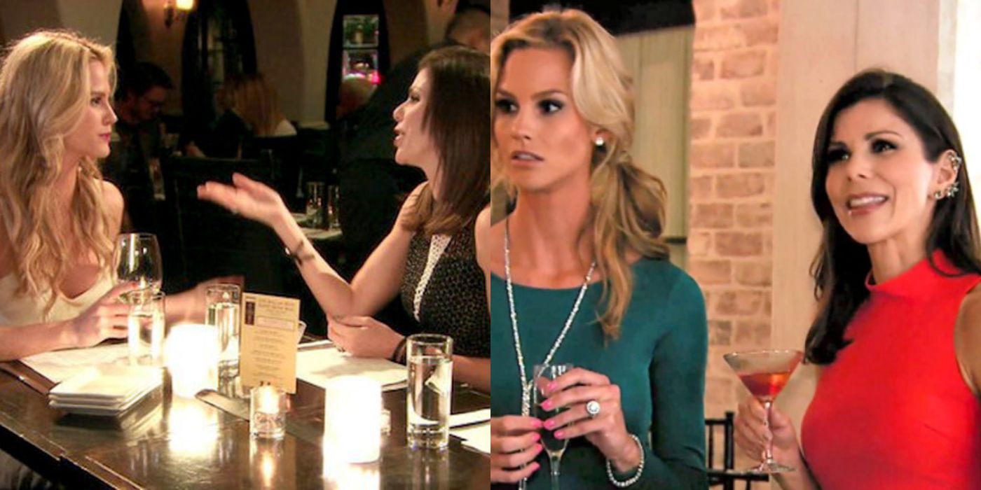 A split image of Heather Dubrow And Meghan King Edmonds from RHOC