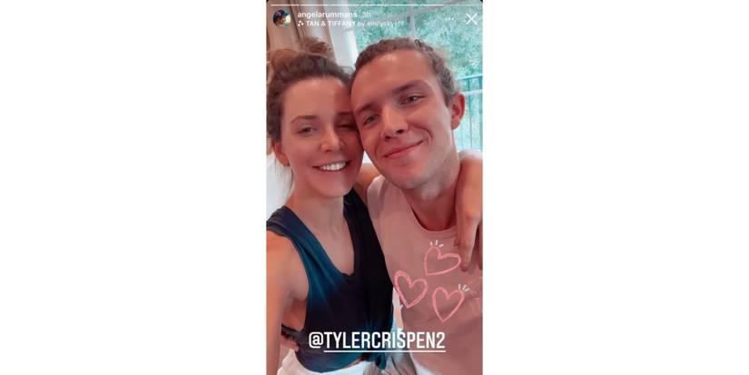 Angela Rummins Big Brother: Tyler Crispen & Angela Rummans Laugh At Breakup Rumors
