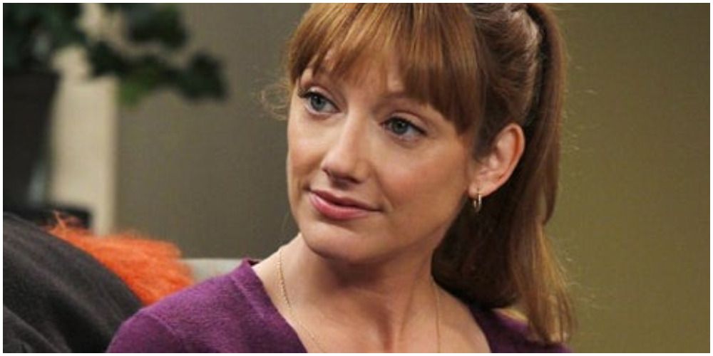 Judy Greer appears in a few episodes of Two And A Half Men as three d...